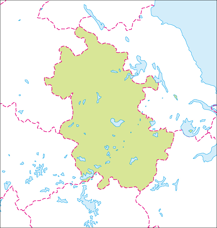 安徽省地図のフリーデータの画像
