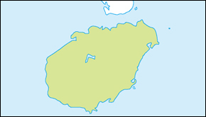 海南省地図の小さい画像
