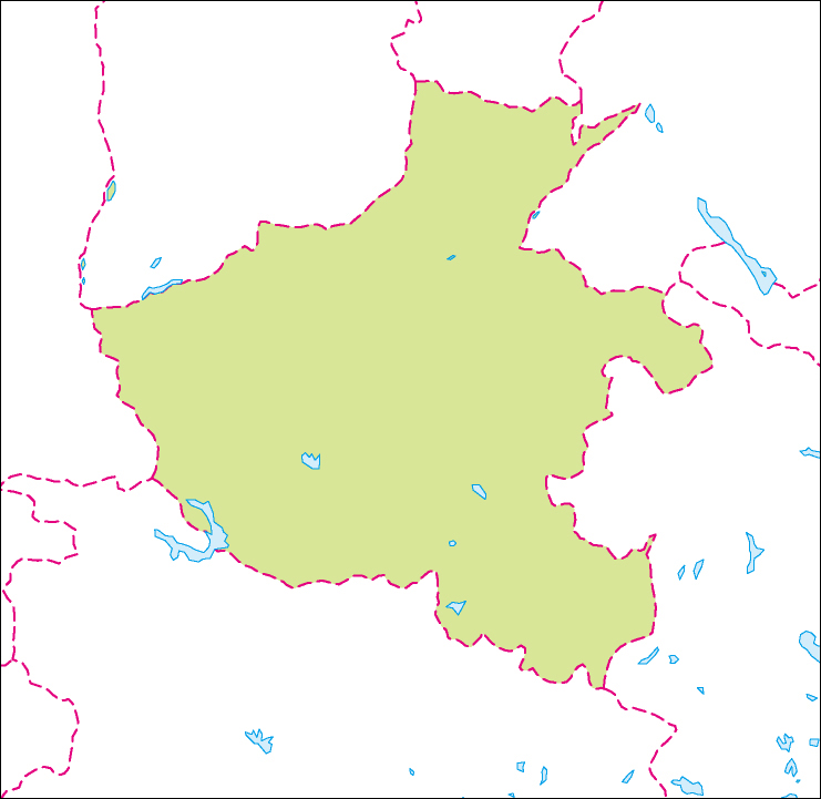 河南省地図のフリーデータの画像