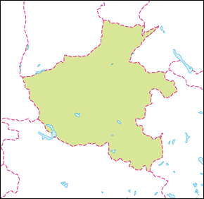 河南省地図の小さい画像