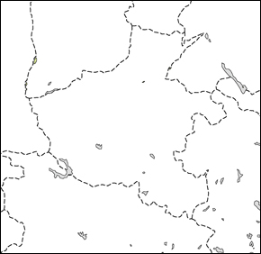 河南省白地図の小さい画像