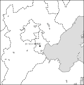 天津市白地図(省都あり)の小さい画像