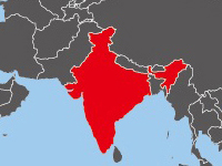 インドの位置