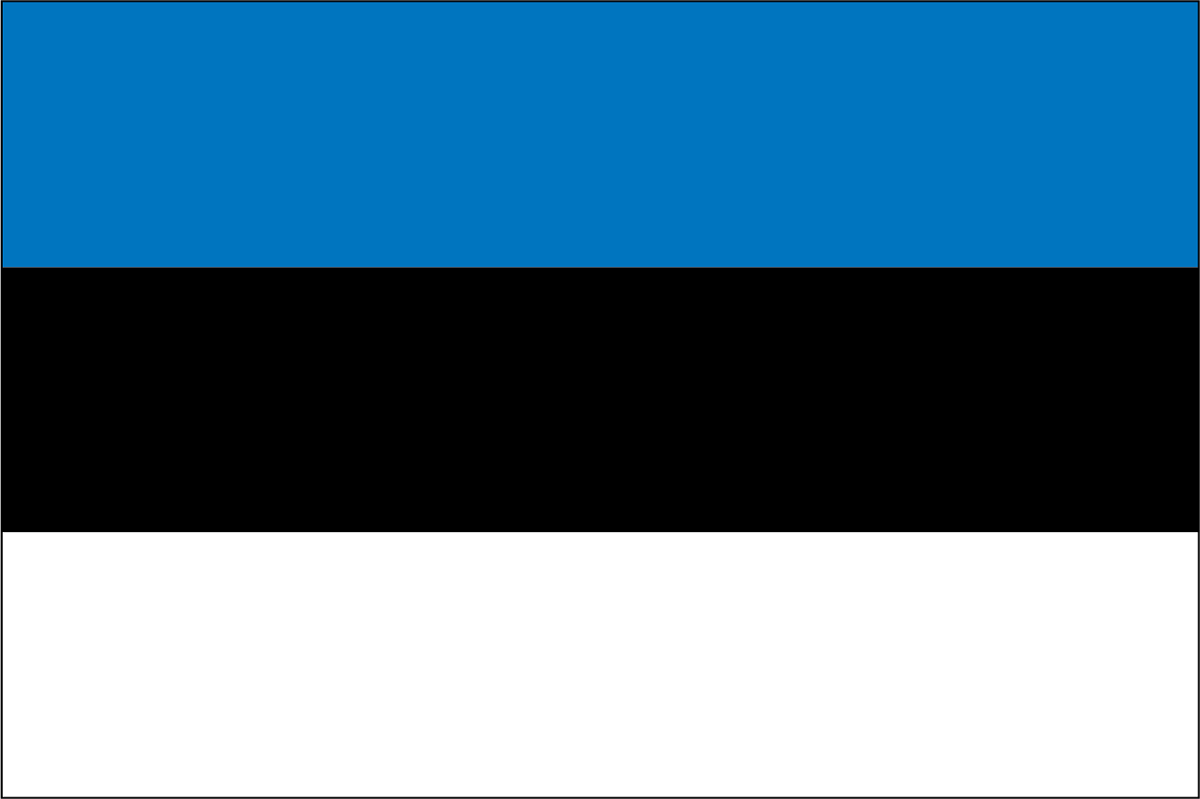 エストニアの国旗 意味やイラストのフリー素材など 世界の国旗 世界の国旗