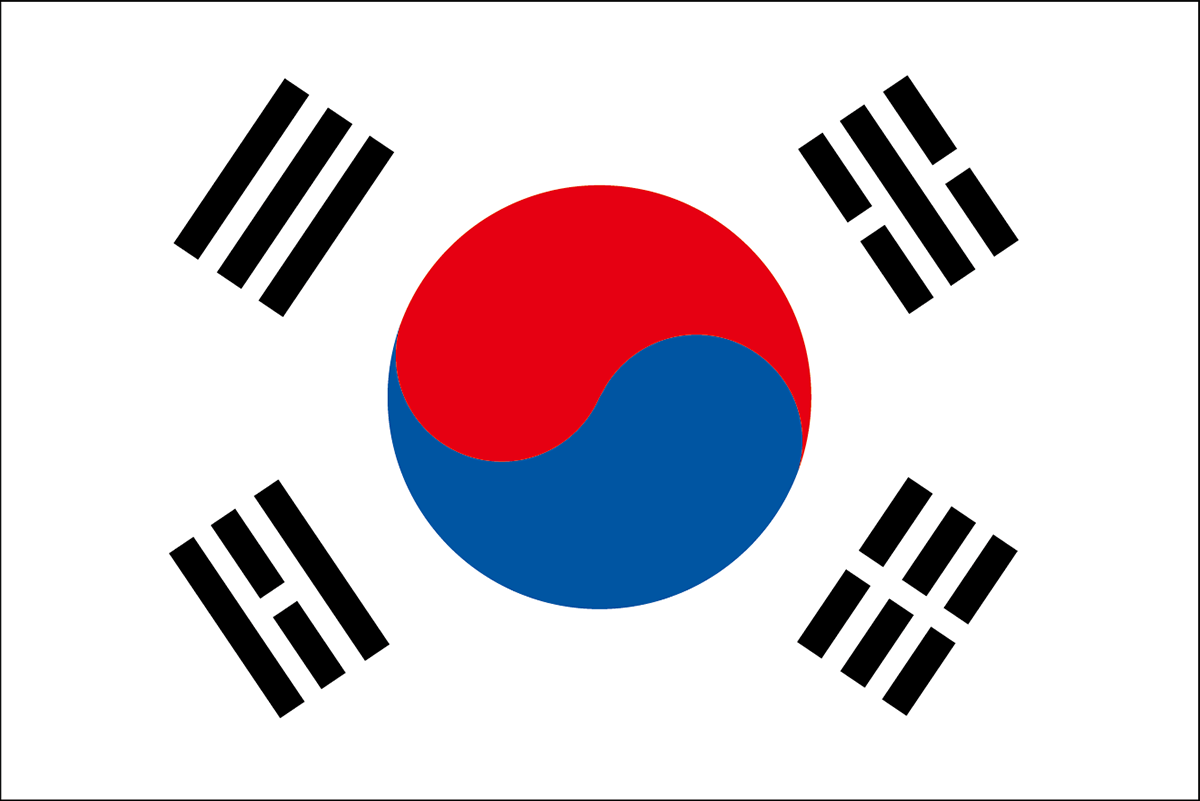 韓国の国旗 世界の国旗 世界の国旗