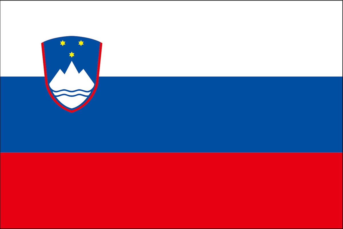 スロベニアの国旗 意味やイラストのフリー素材など 世界の国旗 世界の国旗