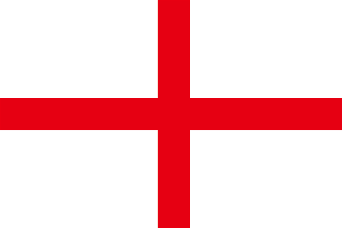イングランドの国旗 意味やイラストのフリー素材など 世界の国旗 世界の国旗