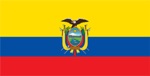 エクアドルの国旗 意味やイラストのフリー素材など 世界の国旗 世界の国旗