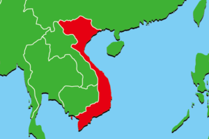 ベトナム 地図 イラスト